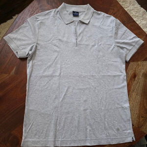 Men's Rushmore Polo Shirt Size L Gray